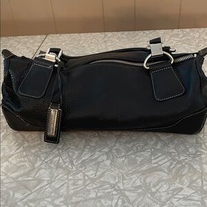 ANTONIO MELANI Black Leather Bag
